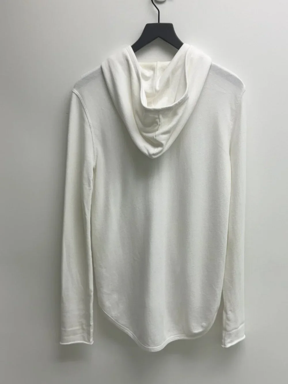 ATM Anthony Thomas Melillo White Zip Hoodie M
